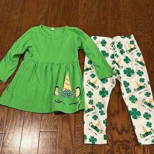 Boutique St. Patrick’s Day outfit. Size 5T. GUC.